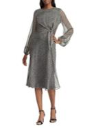 Lauren Ralph Lauren Tie-waist Georgette Dress