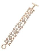 Anne Klein Faux Pearl-embellished Bracelet