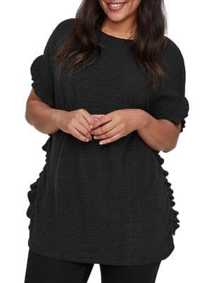 Junarose Plus Ruffled Jersey Top