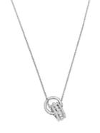 Swarovski Rhodium Plated And Crystal Pendant