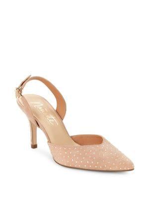 Nanette By Nanette Lepore Sue Faux Suede Embellished Pumps