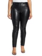 Lord Taylor Faux Leather Moto Pants