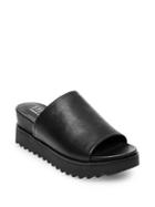 Steven By Steve Madden Nc-kore Leather Platform Slides