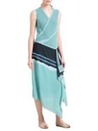 Donna Karan Asymmetrical Wrap Dress