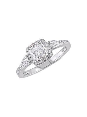 Sonatina 14k White Gold & 1.37 Tcw Engagement Ring