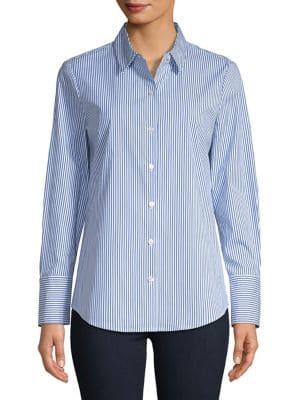 Imnyc Isaac Mizrahi Stripe Shirt