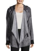 Dkny Open-front Hooded Cardigan