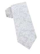 Black Brown Abstract Paisley Tie