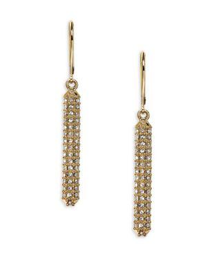 Vince Camuto Crystal Linear Earrings