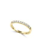 Effy D'oro 14k Yellow Gold And Diamond Band Ring