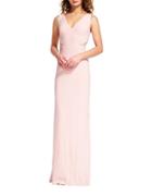 Adrianna Papell Sleeveless Embellished Jersey Gown