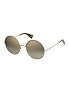 Marc Jacobs 57mm Round Sunglasses