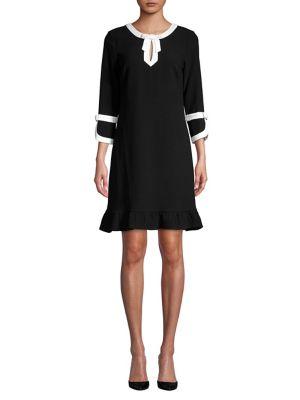 Karl Lagerfeld Paris Classic Ruffle Shift Dress