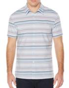Perry Ellis Multicolored Cotton Casual Button-down Shirt