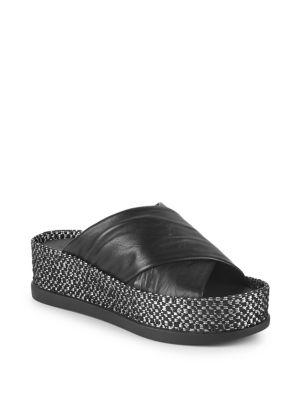 Sigerson Morrison Hana Leather Platform Sandals