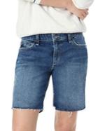 Joe's Jeans Anni Frayed Midi Shorts