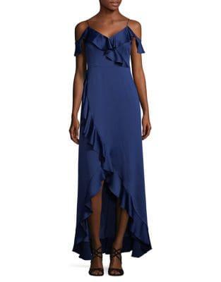 Aidan By Aidan Mattox Cold Shoulder Dress