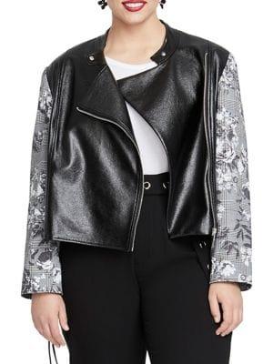 Rachel Rachel Roy Plus Charlie Moto Combo Jacket