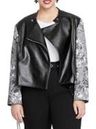 Rachel Rachel Roy Plus Charlie Moto Combo Jacket