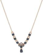 Marchesa Faux Pearl And Crystal Y-necklace