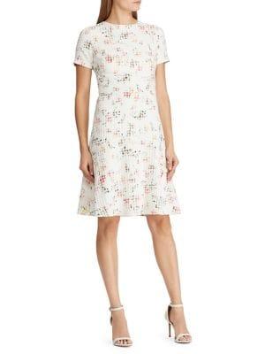 Lauren Ralph Lauren Petite Petite Floral Jacquard Dress