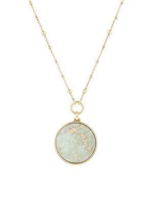 Lucky Brand Golden Hour Reversible Pendant Necklace