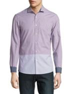 Michael Kors Contrast Striped Button-down Shirt