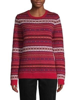 Brooks Brothers Red Fleece Fair Isle Wool-blend Sweater
