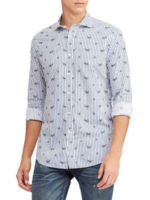 Polo Ralph Lauren Graphic Cotton Poplin Shirt