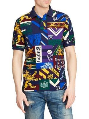 Polo Ralph Lauren Basic Mesh Patchwork Polo Shirt
