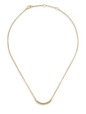 Sole Society Burnished Goldtone Pendant Necklace