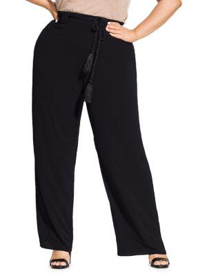 City Chic Plus Wide-leg Palazoo Pants