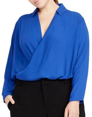 Rachel Rachel Roy Plus Plus Sandra Long-sleeve Top
