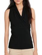 Lauren Ralph Lauren Valzirra Surplice Jersey Top