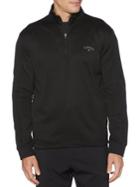 Callaway Ribbed Stand Collar Sweatshirt
