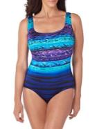 Longitude One-piece St. Lucia X-back Tank Swimsuit