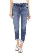 Joe's Jeans Smith Crop Straight Jeans With Chewed Hem