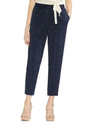 Vince Camuto Sapphire Bloom Polka Dot Pants