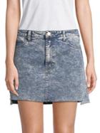 Design Lab Lord & Taylor Macd Step Hem Mini Skirt