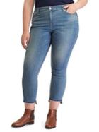 Lauren Ralph Lauren Plus High-rise Premier Straight Ankle Jeans