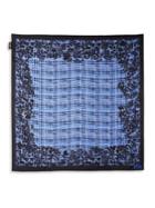 Karl Lagerfeld Paris Painted Tweed Silk Pocket Square