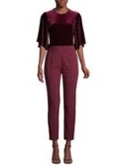 Black Halo Milla Flutter Sleeve Jumpsuit