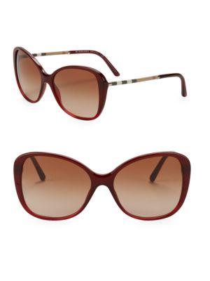 Burberry Heritage 57mm Butterfly Sunglasses