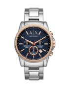 Armani Exchange Outer Banks Aix Stainless Steel Chronograph Bracelet Watch