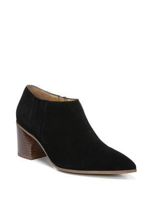 Franco Sarto Takoma Suede Point-toe Booties