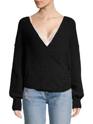 Free People Sensual Wrap Sweater