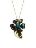 Kate Spade New York Goldtone & Crystal Flower Pendant Necklace