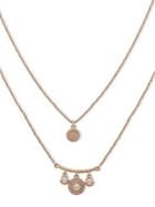 Marchesa Nested Faux Pearl Pendant Necklace