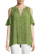 Michael Michael Kors Collage Floral Top