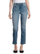 Nydj Faded Cropped Jeans